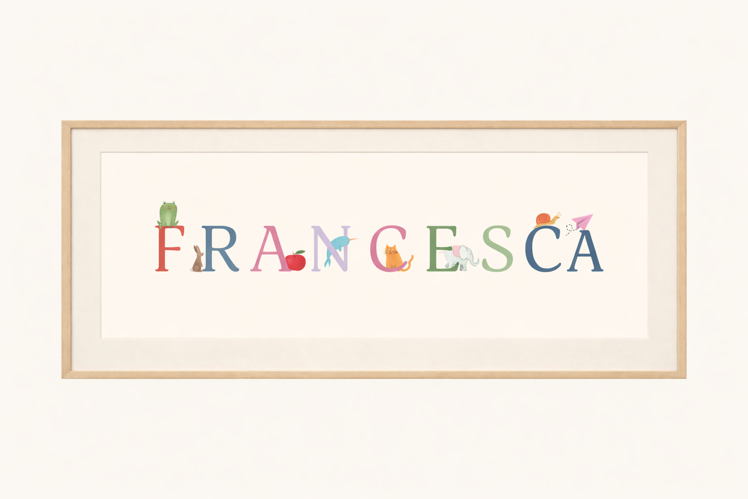 Bespoke Name Animal Print - Large