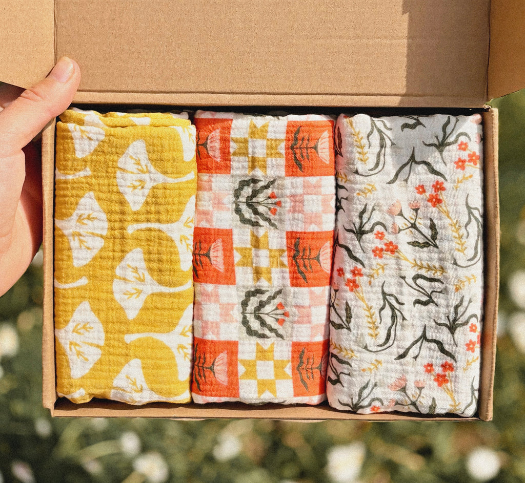 Organic Muslin 3 pack